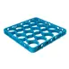 Carlisle REW20S14 OptiClean™ NeWave™ Glass Rack Extender, Full-Size 20-Compartment, Double-Wall Reinforced Polypropylene, Textured Blue, NSF, 1.57" Inside Height 1 image