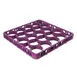Carlisle REW20SC89 OptiClean NeWave Glass Rack Extender, Full-Size, 20-Compartment, Lavender, Double-Wall Polypropylene, Textured Finish, BPA Free, Made in USA 1 image