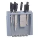 Carlisle STK1008 Station, 15" x 15" x 4-1/4", Holds 8 Knives + 1 Cleaver, Polycarbonate & ABS Body 1 image