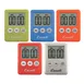 Carlisle TMDGM12 Digital Kitchen Timer, 2-3/4" x 2" x 5/16", Memory Recall, Counts Up/Down, 99 Min 59 Sec, Magnetic Back - 12/Pack 1 image