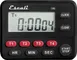 Carlisle TMDGTE Timer, 3-1/2" x 2-3/4" x 1/2", 12/24‑Hour Clock, 3 Channels, Overtime, Magnetic Back 1 image