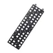 Carlisle VM5180BK Versa-Mat Strips Bar Mat, 3-1/2" x 12", Rubber, Black, NSF - 1/Each 1 image