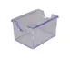 Concasse MCACCDA01 Sweetener Packet Holder, Clear Plastic Caddy for Sugar Packets, Tabletop Organizer 1 image