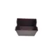 Concasse MCACCDA01C Sweetener Packet Holder Caddy, Brown Plastic Sugar Packets, Tabletop Organizer 1 image