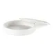 Concasse MCACCTOR01 Tortilla Warmer Base & Lid Set, Black Cherry Finish, 8" Ceramic Bowl 1 image