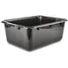 Concasse MCC52661N Black Tote Box, 20"W x 15"D x 7"H, Plastic Construction 1 image