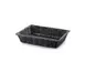Concasse MCCETR110803N Rectangular Plastic Basket, 11.5" W x 8.5" D x 3.5" H, Black 1 image