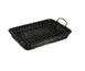 Concasse MCCETR19144N - Rectangular Woven Plastic Basket, 19" x 14" x 4", Black Finish 1 image