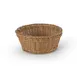 Concasse MCCETRED0803C Woven Round Tabletop Basket, 8-1/4" Diameter x 3-1/4" Height, Brown Plastic 1 image