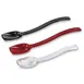 Concasse MCCPOL08N Black Polycarbonate Buffet Spoon, 8" Long, Insulated Handle 1 image