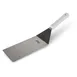 Concasse MCEAT055 Stainless Steel Turner, 5" x 3" Square, Nylon Handle, White 1 image