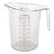 Concasse MCJM2000 Measuring Cup, 2 Liter, 64 Oz, 8 Cup, Polycarbonate Clear 1 image
