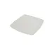 Concasse MCPLMCP21B Square Melamine Plate, 8"-3/10 x 4/5" Premium White, Flat Reusable Dinnerware 1 image