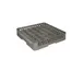 Concasse MCRAC25 Commercial Dishwasher Glass & Cup Rack, 25 Compartments, Grey, 20"W x 20"D x 4"H 1 image