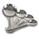 Concasse MCTAZAI02 Stainless Steel Measuring Spoon Set, Small 4-Piece, 4/Set 1 image