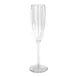 Concasse MCVCHPOL - 6 oz Clear Polycarbonate Champagne Coupe Cup, Reusable Plastic Barware 1 image