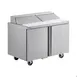 Delfield 4448NP-12M 48" 2-Door Mega Top Sandwich and Salad Prep Table, 12 Pans 1 image