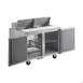 Delfield 4448NP-12M 48" 2-Door Mega Top Sandwich and Salad Prep Table, 12 Pans 2 image