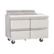 Delfield D4464NP-12M 64" 2-Section Mega Top Sandwich and Salad Prep Table, 4 Drawers, 12 Pans 2 image
