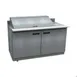 Delfield ST4460NP-18M 60" 2-Door Mega Top Sandwich and Salad Prep Table, 18 Pans 2 image