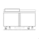 Delfield ST4464NP-8 64" 2-Door Sandwich and Salad Prep Table, 8 Pans, Stainless Steel 2 image