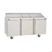 Delfield ST4472NP-24M 72" 3-Door Mega Top Sandwich and Salad Prep Table, 24 Pans 2 image