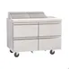 Delfield STD4464NP-12M 64" 2-Section Mega Top Sandwich Prep Table, 4 Drawers, 12 Pans, Stainless Steel 2 image