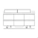 Delfield STD4472NP-24M 72" 6-Drawer Mega Top Sandwich and Salad Prep Table, 24 Pans, Stainless Steel 2 image