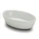 Dinex DX10CASS02A - 10 oz White China Casserole Dish, Wide Rim, Dishwasher Safe, No Cover - 1/Case 1 image