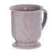Dinex DX300031 - Pedestal Plastic Mug, 8 oz 240ml Insulated Latte, Brown PP, 48/Case 1 image