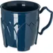 Dinex DX500050 Fenwick 8 oz Insulated Double‑Wall Plastic Mug, Midnight Blue PP Foam - Case 1 image
