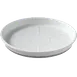 Dinex DXHH10A Plate, 7¾" Round White Polypropylene, Heat Resistant to 300°F, Recyclable - Case 1 image