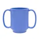 Dinex DXSN-103-PB - 8 Oz Blue Tritan Mug with Handles, Dishwasher & Microwave Safe - 1/Case 2 image