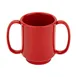 Dinex DXSN-103-RSP Mug, 8 oz Red Tritan, Double‑Sided Handles, Dishwasher Safe - Case 2 image