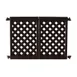 Grosfillex US962117 - 2-Panel Portable Commercial Outdoor Interlocking Fence Panels, Black 1 image