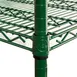 GSW USA WSE-P08 Wire Shelving Post – 8in Height, Green Epoxy Coated, Stationary, Includes Cap and Leveling Foot for Restaurant Shelving 1 image