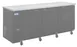 Hubert 138479 Kratos Bar Cooler, 32.4 cu ft, 90-1/4"W x 36-1/4"D x 38-3/4"H, Doors, Stainless Steel 1 image
