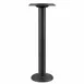 JustChair TBX-WB-BOLT-DOWN-40 Restaurant Table Base, 8" Base Spread, 40-1/2"H Bar Height, Bolt-Down, Dome Style Base Cover, Textured Powder Coated Steel, Black Finish 1 image