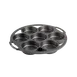 Lodge BW7MCP Cake Pan, 12" x 11-1/2" x 1-1/10", 7 3-3/10" Cakes, Iron, PFOA/PTFE Free, Made in USA 1 image