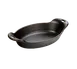 Lodge HM16OS Mini Server, 16 oz., 9-9/16"L x 5-3/8"W x 2-3/16"H Oval Cast Iron Au Gratin Dish 1 image