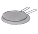 Lodge K11SCRN 11" Stainless Steel Splatter Screen with Handle, Dishwasher Safe 1 image