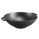Lodge L14W 14" Cast Iron Wok Pan – Dual Handles, Seasoned, Induction‑Ready, Oven Safe, Made in USA 1 image