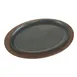 Lodge LJOSH3 Cast Iron Griddle, 13" L x 10" W, Handle‑Free, Stove Top/Induction Safe, Made in USA 1 image
