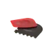 Lodge SCRAPERCOMBO Bowl/Pan Scraper Pack, Polycarbonate, Black/Cherry, 2-Set - 1/Pack 1 image