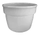 Steelite HL8W0AWHA 9.0qt Round Stainless Steel Steam Table Pan 9.0" x 9.0" x 11.75" White - 1/Case 1 image
