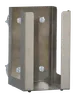Steril-Sil LID-301 Stainless Cup & Lid Organizer, 5"x5"x10-1/4", Mountable, Holds 4-7/8" Cups 1 image