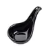TableCraft Products 10317BK - Mini Spoon, 1 oz, 3-3/4" x 2-1/8", Black Melamine, Dishwasher Safe 1 image
