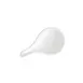 TableCraft Products 10317W - Mini Spoon, 1 Oz, 3-3/4" x 2-1/8" x 2-1/8", White Melamine Plastic 1 image