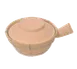 Town 34757 Ceramic Soup Tureen with Lid, 24 oz Capacity, 7-3/4" Diameter, Restaurant Use 1 image