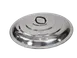 Town 34760C Sheng Jian Bao Aluminized Steel Cast Iron Pan Cover, Round 23" Diameter, Domed Style 1 image
